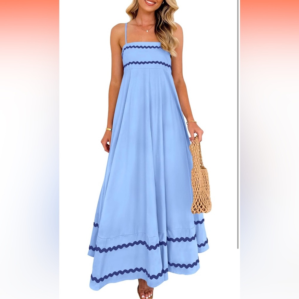 Blue Maxi Dress